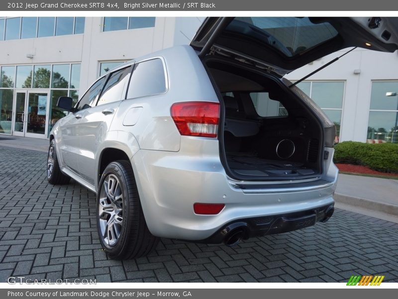 Bright Silver Metallic / SRT Black 2012 Jeep Grand Cherokee SRT8 4x4