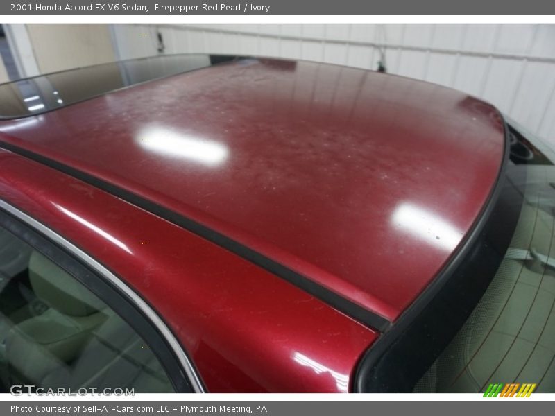 Firepepper Red Pearl / Ivory 2001 Honda Accord EX V6 Sedan
