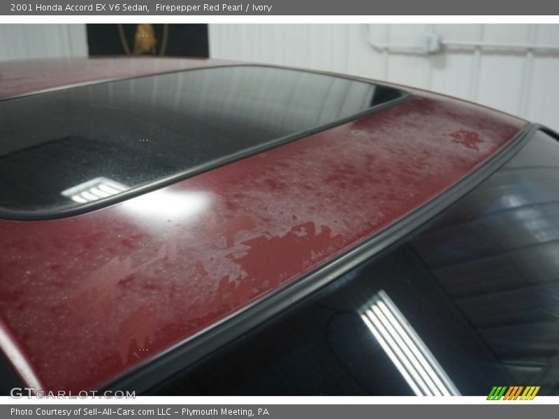 Firepepper Red Pearl / Ivory 2001 Honda Accord EX V6 Sedan