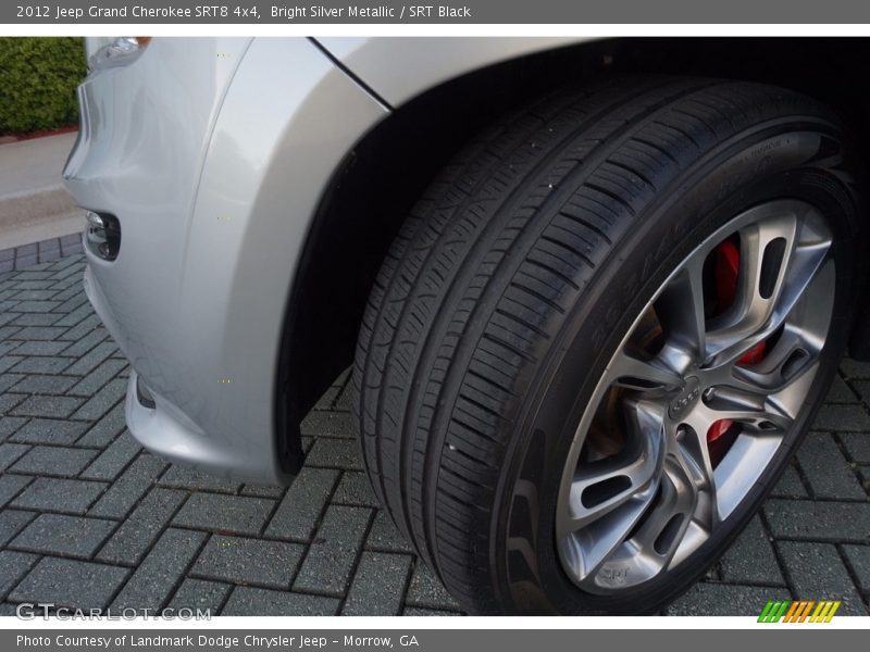 Bright Silver Metallic / SRT Black 2012 Jeep Grand Cherokee SRT8 4x4