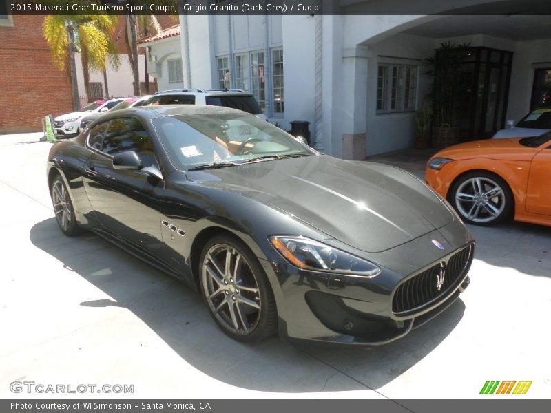 Grigio Granito (Dark Grey) / Cuoio 2015 Maserati GranTurismo Sport Coupe