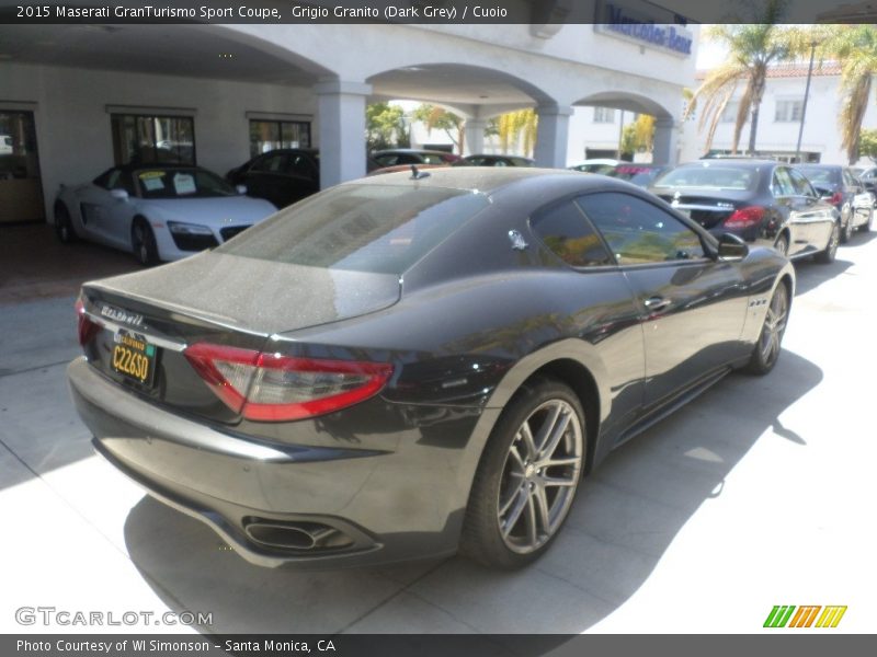 Grigio Granito (Dark Grey) / Cuoio 2015 Maserati GranTurismo Sport Coupe