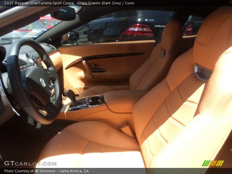 Grigio Granito (Dark Grey) / Cuoio 2015 Maserati GranTurismo Sport Coupe