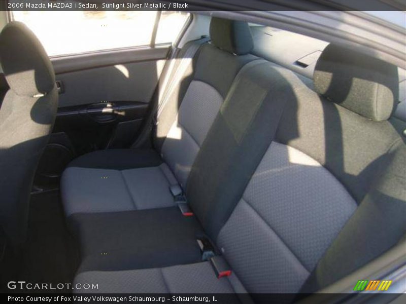 Sunlight Silver Metallic / Black 2006 Mazda MAZDA3 i Sedan