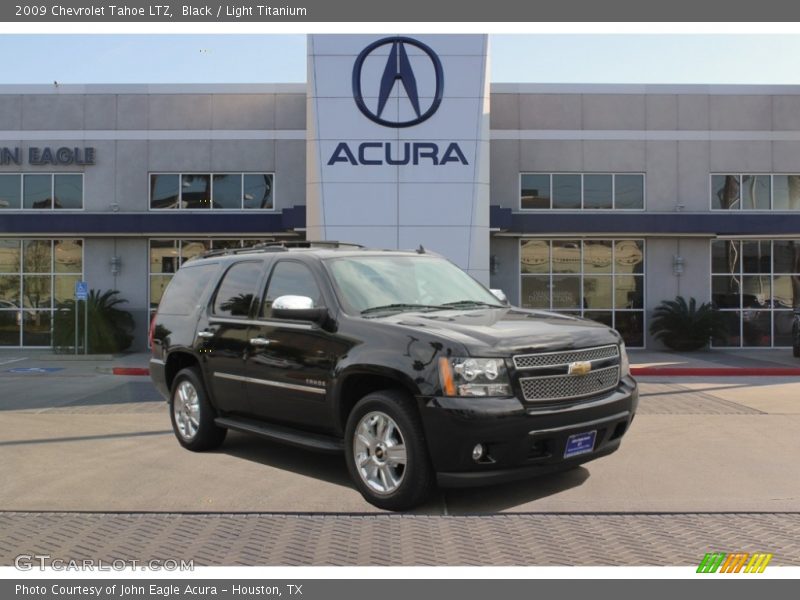 Black / Light Titanium 2009 Chevrolet Tahoe LTZ