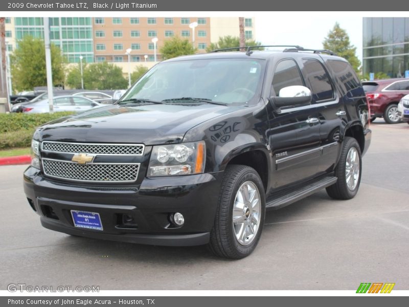 Black / Light Titanium 2009 Chevrolet Tahoe LTZ