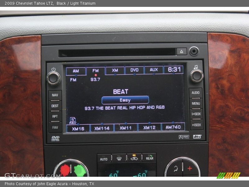 Black / Light Titanium 2009 Chevrolet Tahoe LTZ