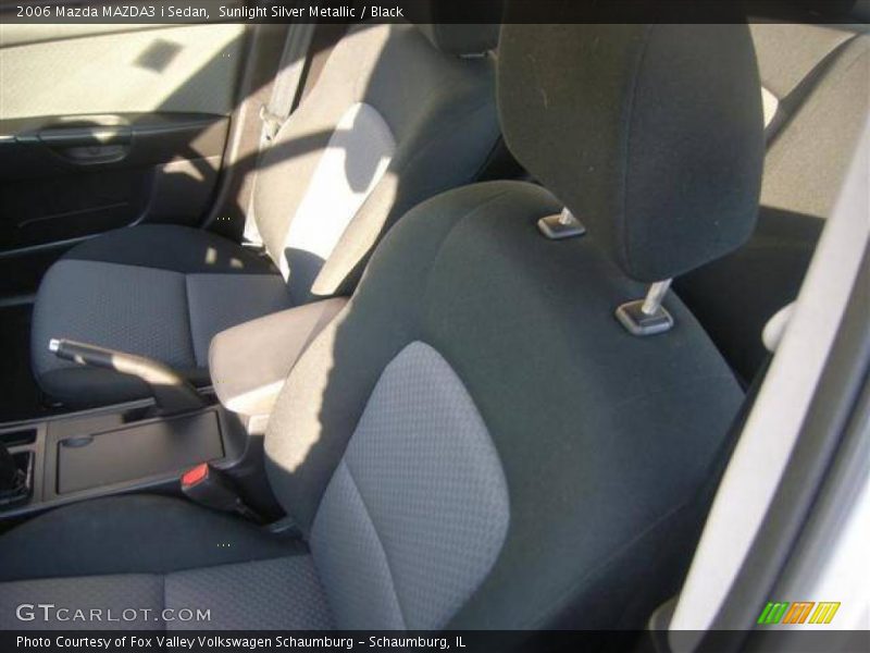 Sunlight Silver Metallic / Black 2006 Mazda MAZDA3 i Sedan