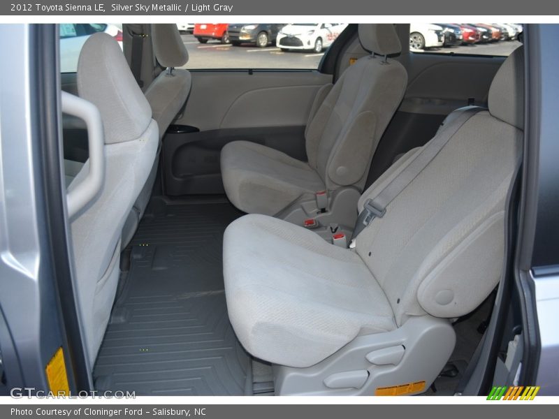 Silver Sky Metallic / Light Gray 2012 Toyota Sienna LE