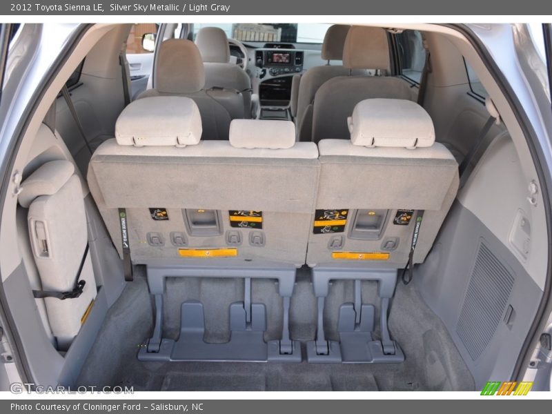 Silver Sky Metallic / Light Gray 2012 Toyota Sienna LE