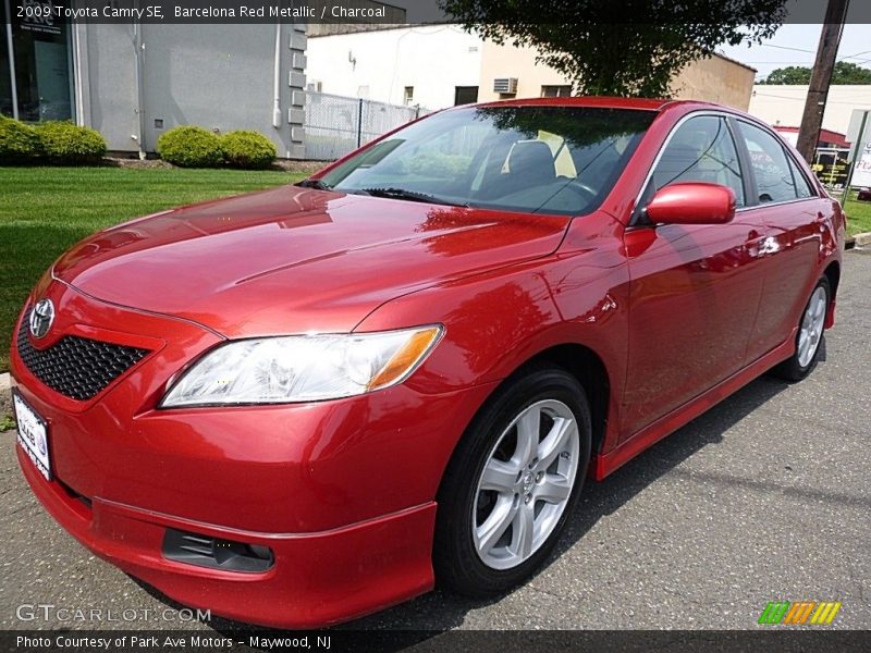 Barcelona Red Metallic / Charcoal 2009 Toyota Camry SE