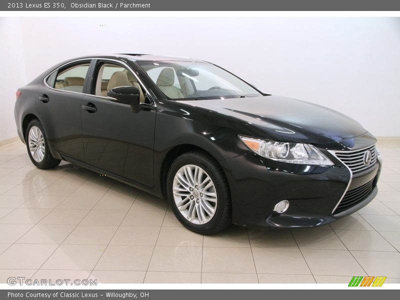 Obsidian Black / Parchment 2013 Lexus ES 350