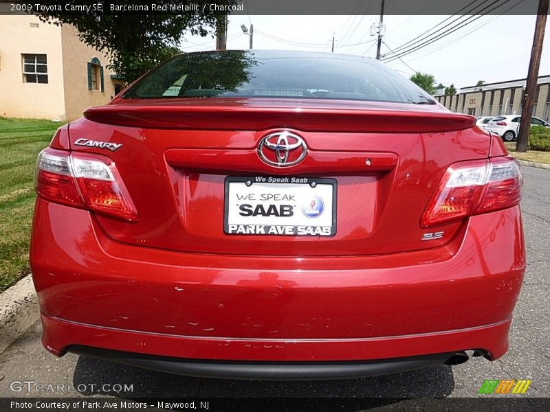 Barcelona Red Metallic / Charcoal 2009 Toyota Camry SE