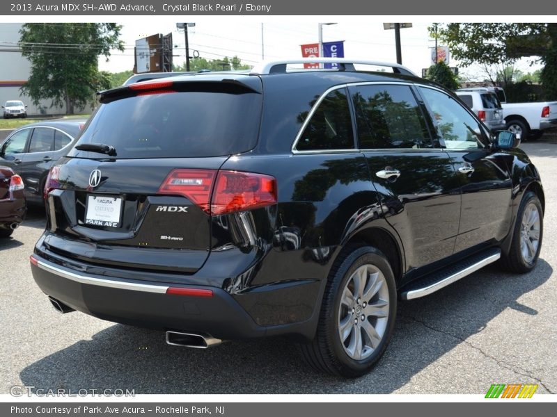 Crystal Black Pearl / Ebony 2013 Acura MDX SH-AWD Advance