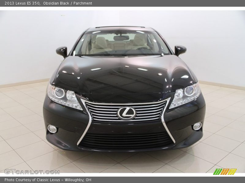 Obsidian Black / Parchment 2013 Lexus ES 350