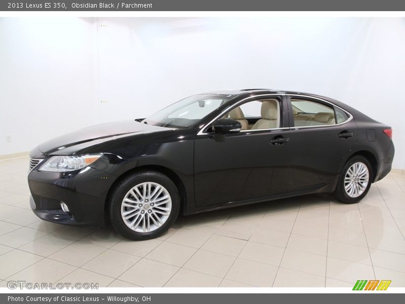 Obsidian Black / Parchment 2013 Lexus ES 350