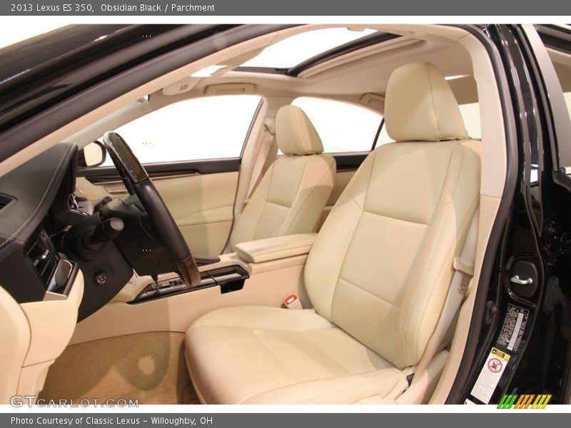 Obsidian Black / Parchment 2013 Lexus ES 350