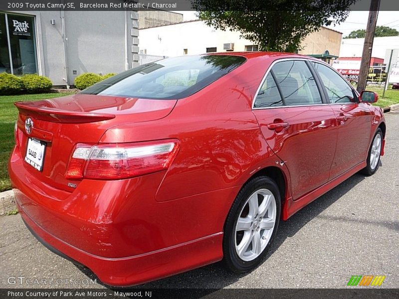 Barcelona Red Metallic / Charcoal 2009 Toyota Camry SE