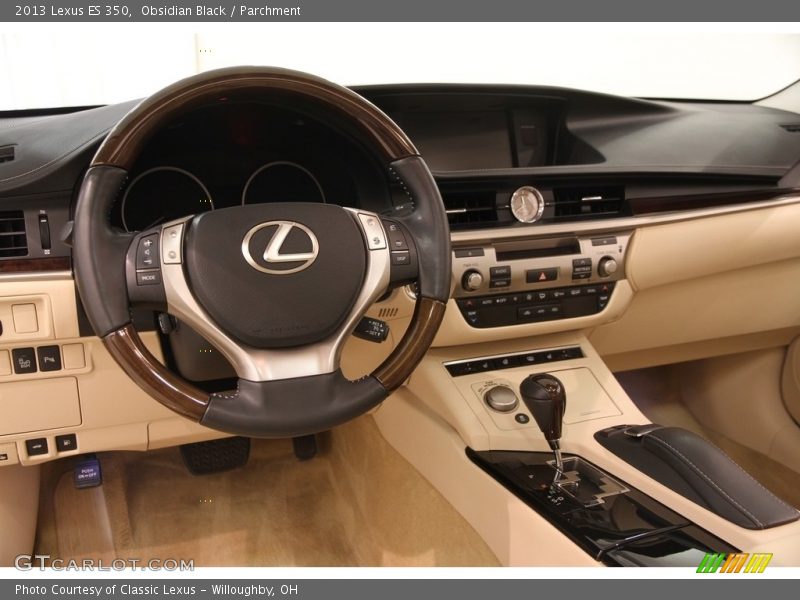 Obsidian Black / Parchment 2013 Lexus ES 350