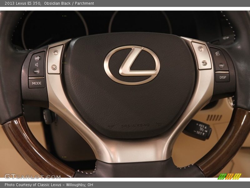 Obsidian Black / Parchment 2013 Lexus ES 350