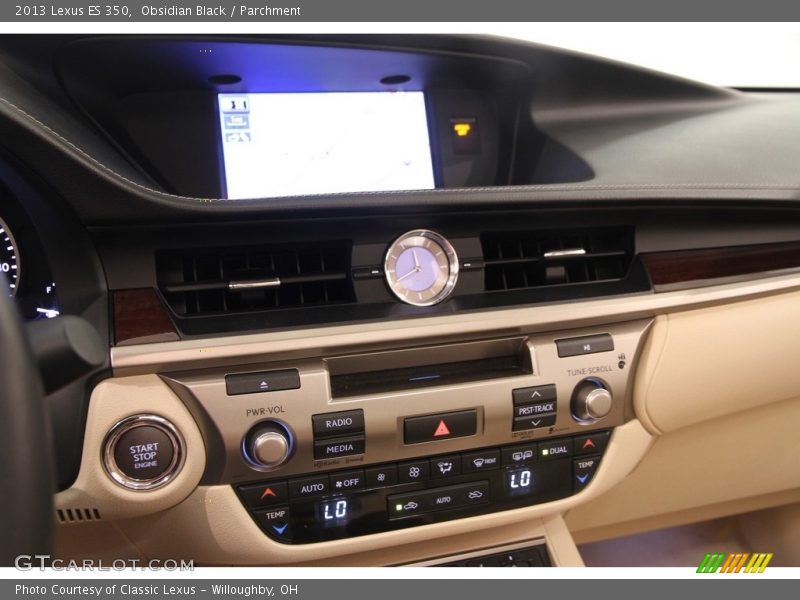 Obsidian Black / Parchment 2013 Lexus ES 350