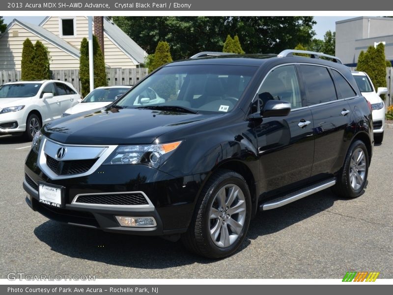Crystal Black Pearl / Ebony 2013 Acura MDX SH-AWD Advance