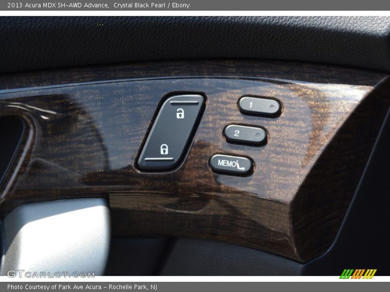 Crystal Black Pearl / Ebony 2013 Acura MDX SH-AWD Advance