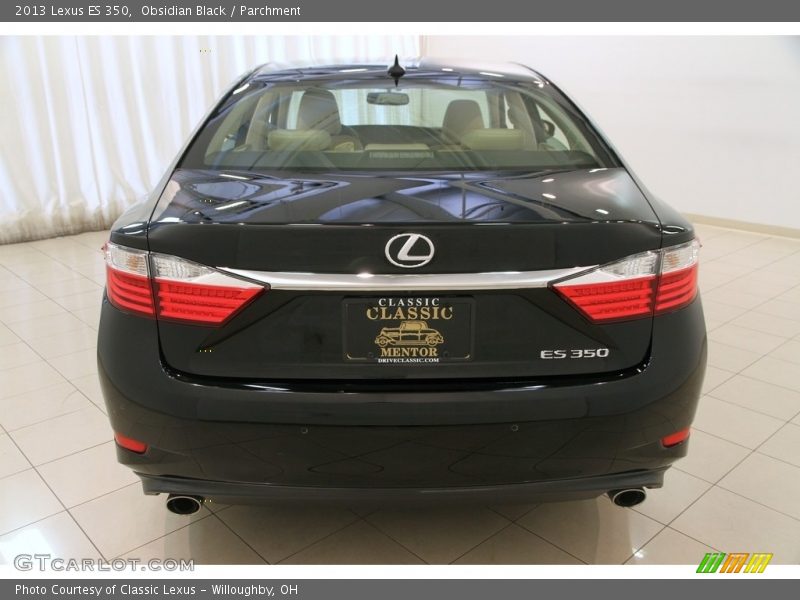 Obsidian Black / Parchment 2013 Lexus ES 350