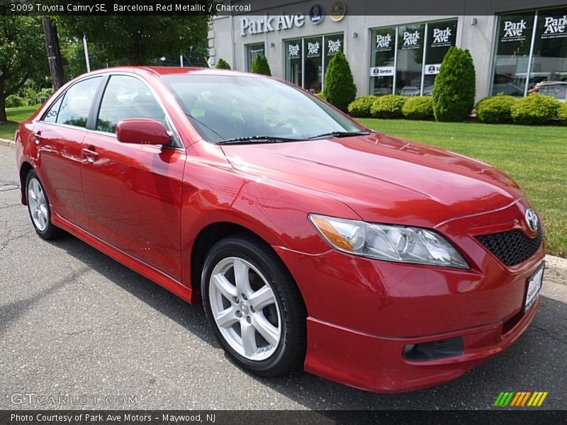 Barcelona Red Metallic / Charcoal 2009 Toyota Camry SE