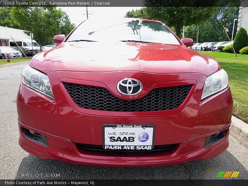 Barcelona Red Metallic / Charcoal 2009 Toyota Camry SE
