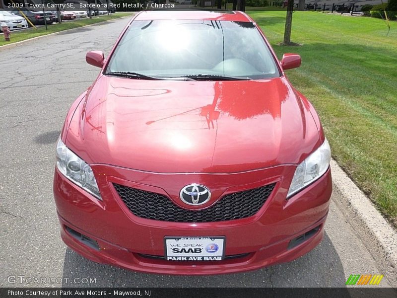 Barcelona Red Metallic / Charcoal 2009 Toyota Camry SE