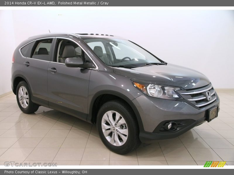 Polished Metal Metallic / Gray 2014 Honda CR-V EX-L AWD