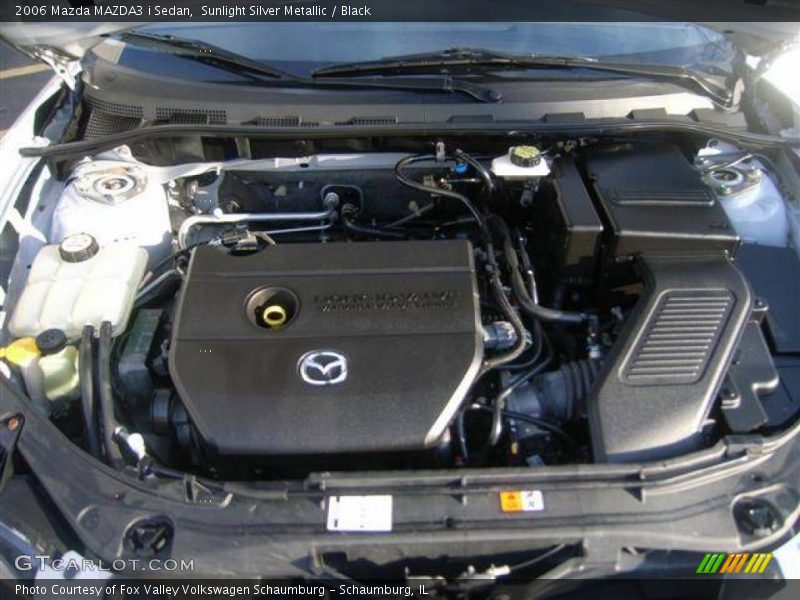 Sunlight Silver Metallic / Black 2006 Mazda MAZDA3 i Sedan