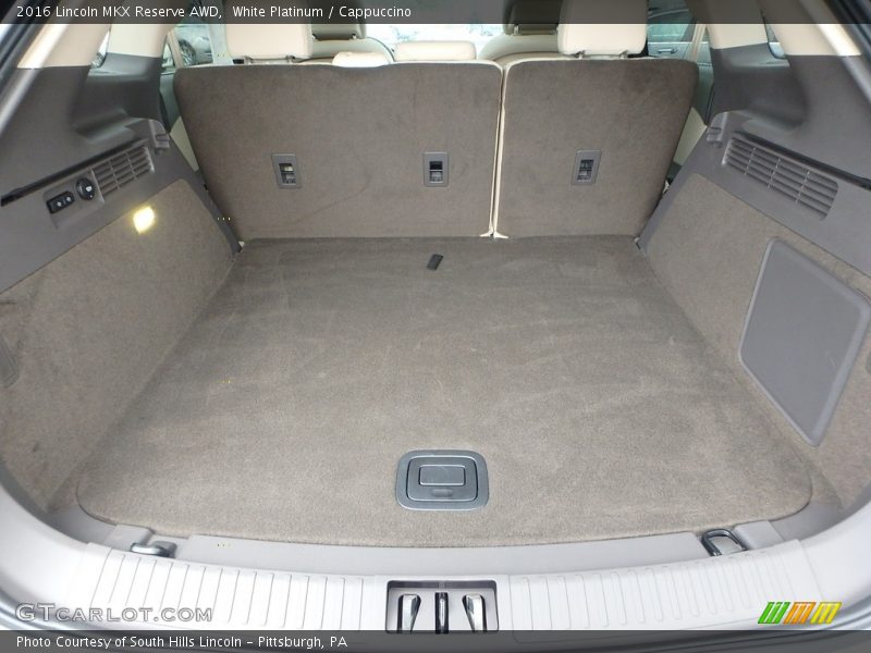 2016 MKX Reserve AWD Trunk