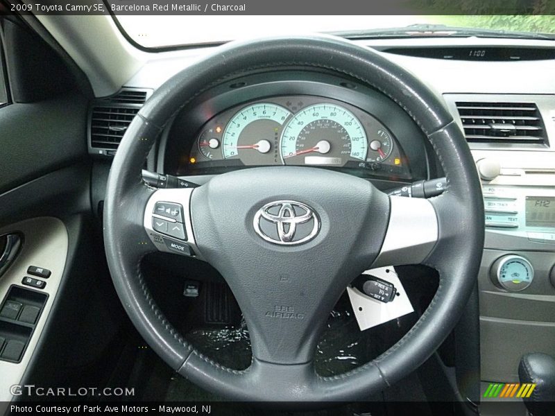 Barcelona Red Metallic / Charcoal 2009 Toyota Camry SE