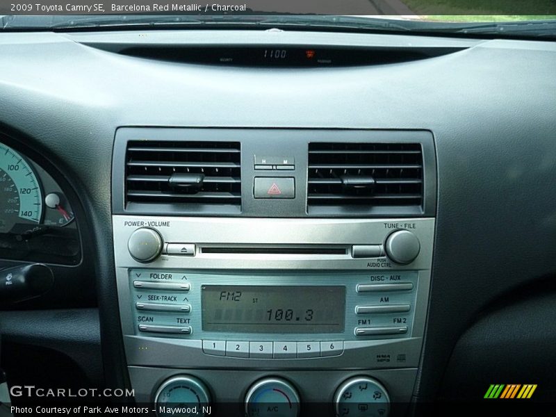 Barcelona Red Metallic / Charcoal 2009 Toyota Camry SE