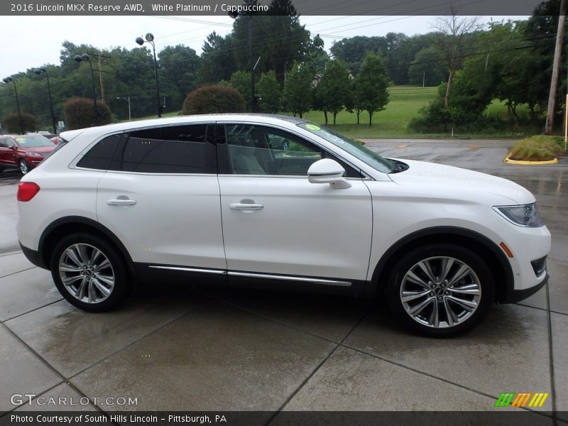 White Platinum / Cappuccino 2016 Lincoln MKX Reserve AWD