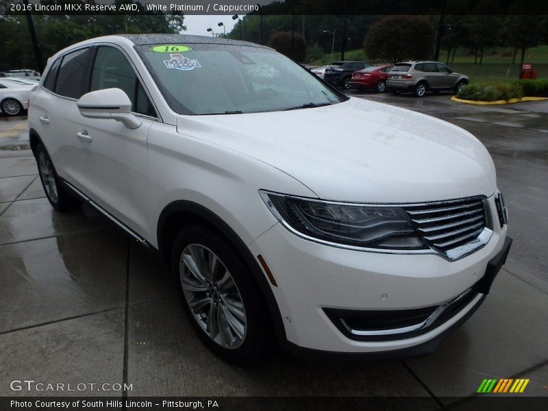 Front 3/4 View of 2016 MKX Reserve AWD