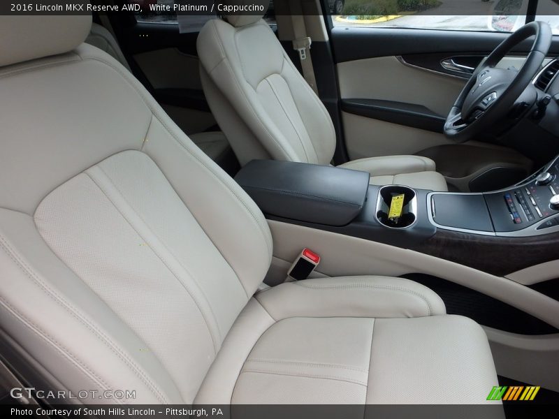 Front Seat of 2016 MKX Reserve AWD