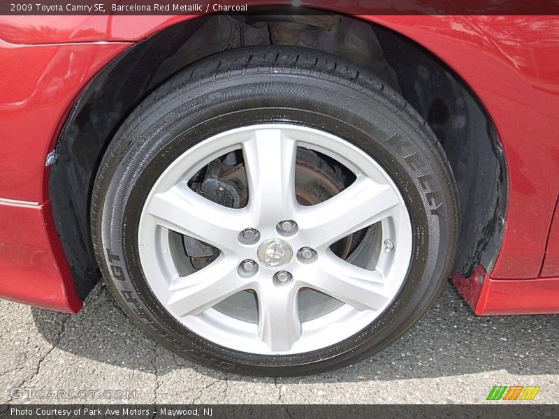 Barcelona Red Metallic / Charcoal 2009 Toyota Camry SE