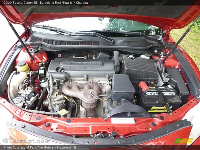 Barcelona Red Metallic / Charcoal 2009 Toyota Camry SE