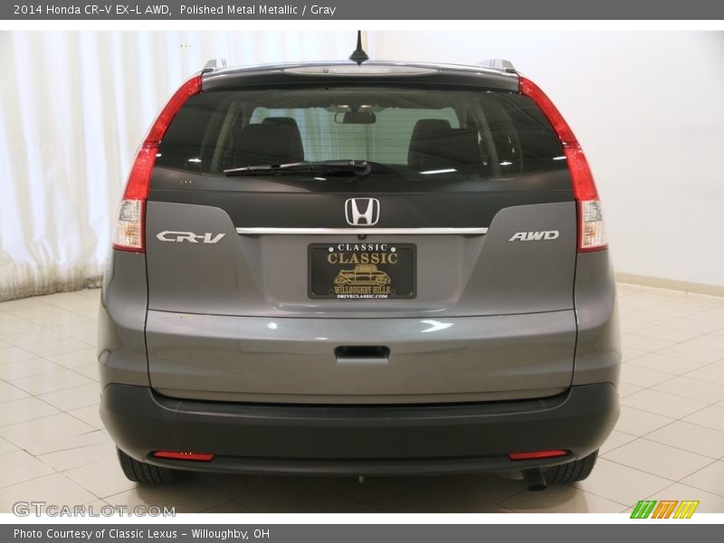 Polished Metal Metallic / Gray 2014 Honda CR-V EX-L AWD