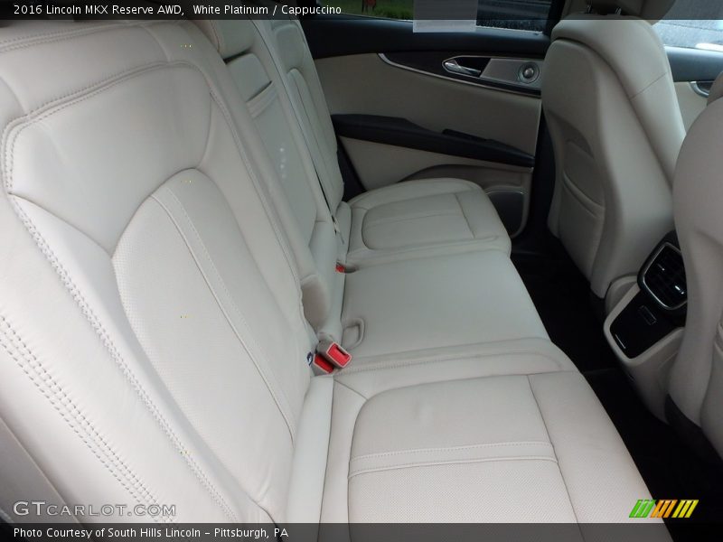 Rear Seat of 2016 MKX Reserve AWD