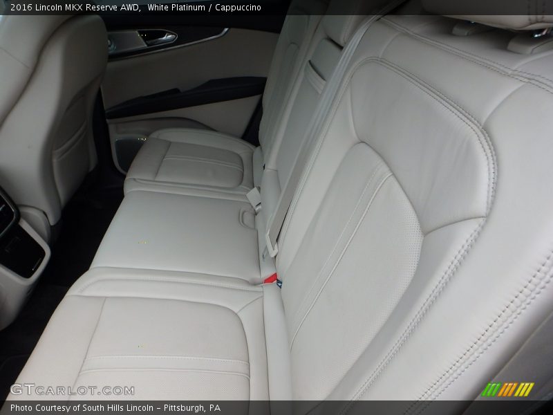 White Platinum / Cappuccino 2016 Lincoln MKX Reserve AWD