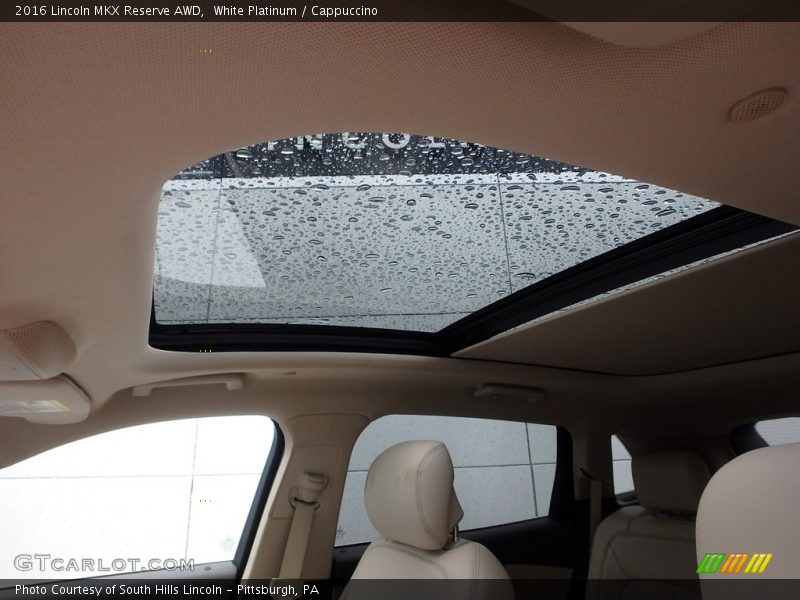 Sunroof of 2016 MKX Reserve AWD