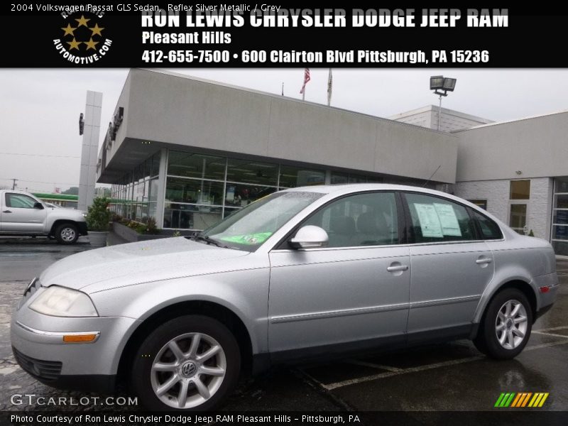 Reflex Silver Metallic / Grey 2004 Volkswagen Passat GLS Sedan
