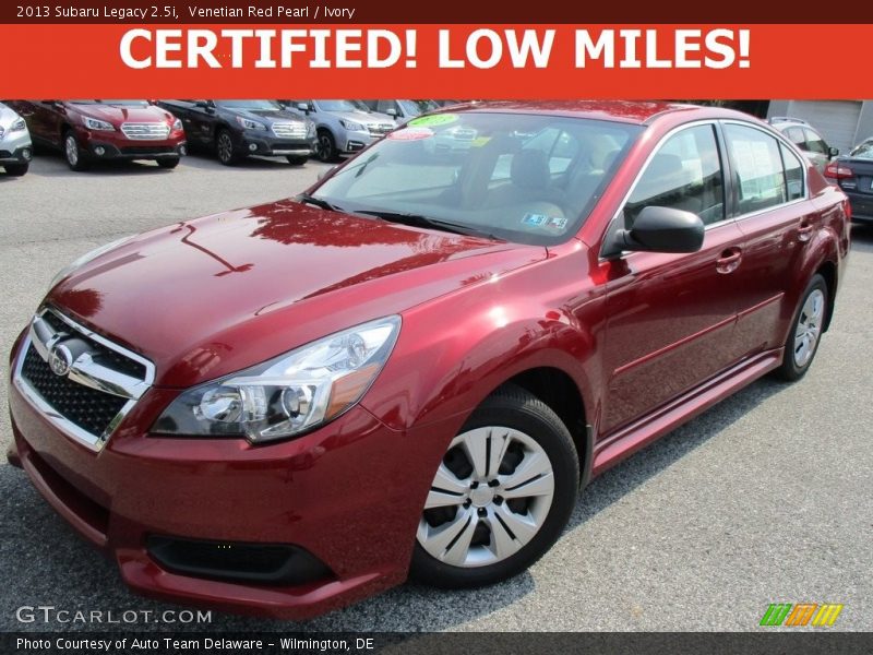 Venetian Red Pearl / Ivory 2013 Subaru Legacy 2.5i