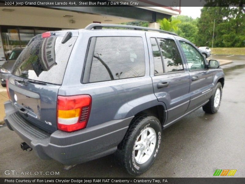 Steel Blue Pearl / Dark Slate Gray 2004 Jeep Grand Cherokee Laredo 4x4