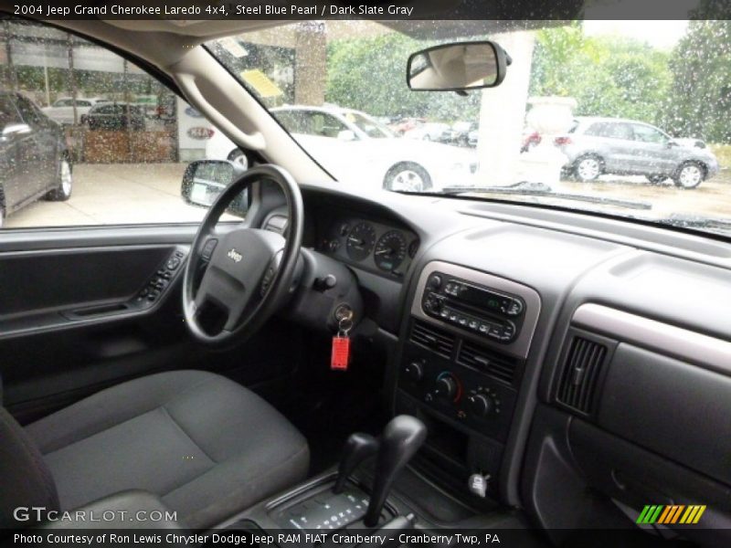Steel Blue Pearl / Dark Slate Gray 2004 Jeep Grand Cherokee Laredo 4x4