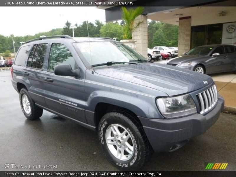 Steel Blue Pearl / Dark Slate Gray 2004 Jeep Grand Cherokee Laredo 4x4